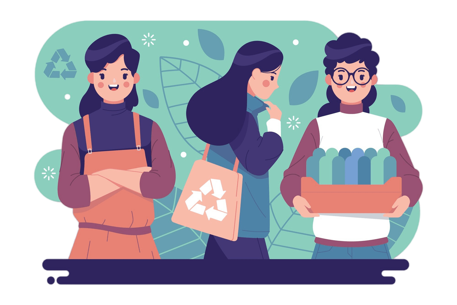 Ilustrasi Pelatihan Keterampilan Sampah