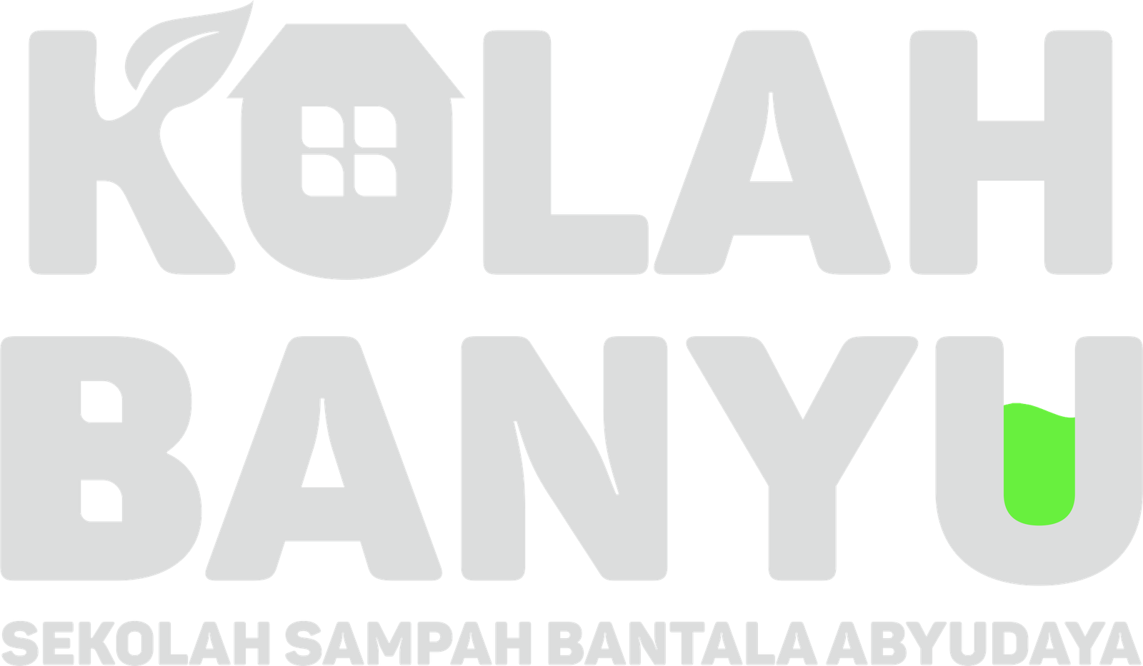 Siluet Sir pada huruf U